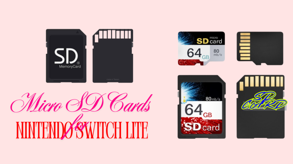 Micro SD Cards for Nintendo Switch Lite