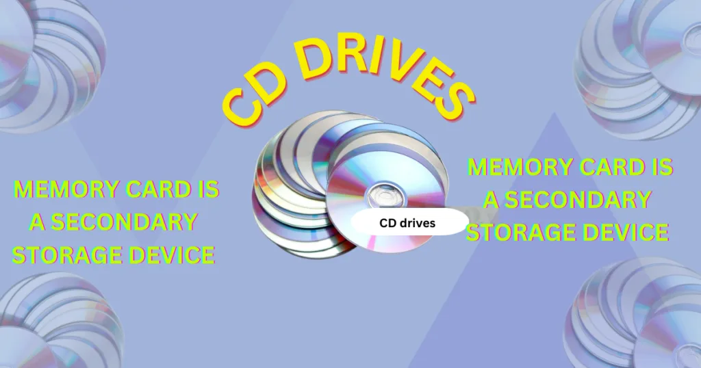 memory card is a secondary storage device