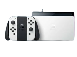 Nintendo Switch oled with white Joy con