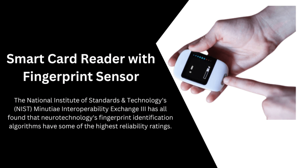 Singer Print Card Reader Smart Card Reader with Fingerprint Sensor