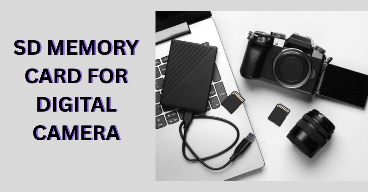 SD memory card for a digital camera