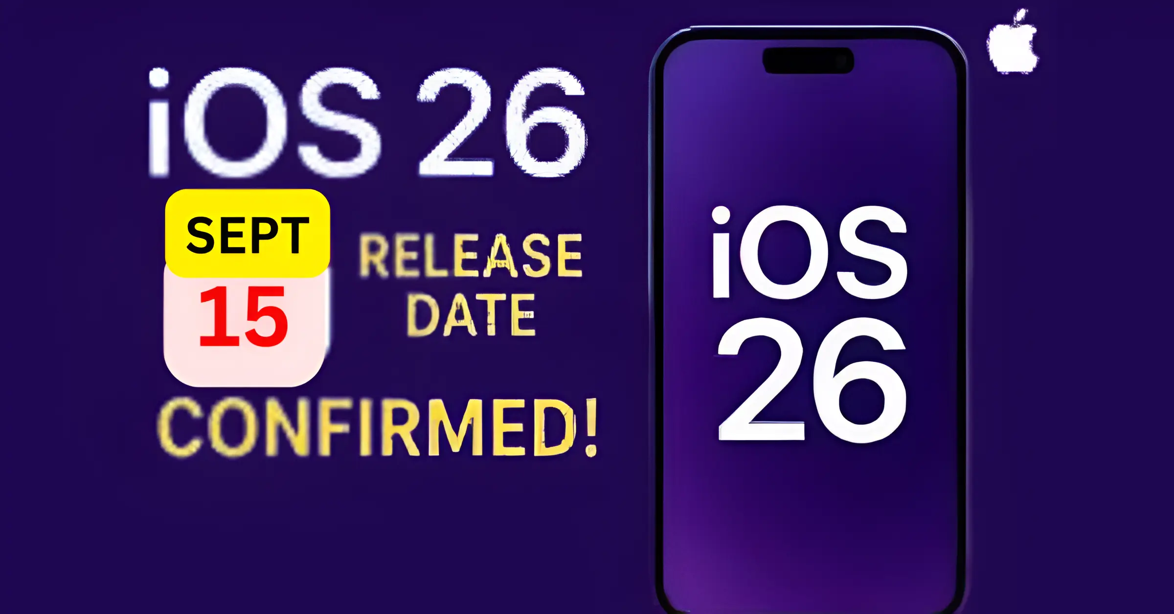 iOS 26 is the nineteenth and the next major release of Apple's iOS operating system for the iPhone. It was announced on June 9, 2025, at the 2025 Worldwide Developers Conference (WWDC), and will be released on September 15, 2025. New look. Even more magic