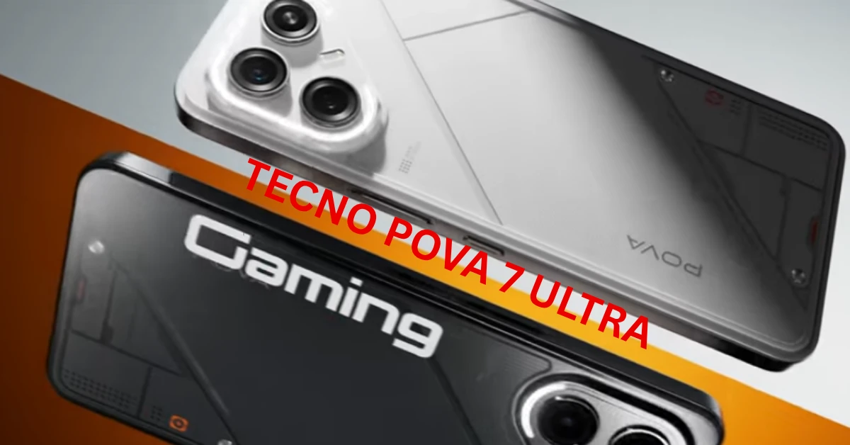 The Tecno Pova 7 Ultra 5G features a stunning 144 Hz AMOLED display and a massive 6000 mAh battery