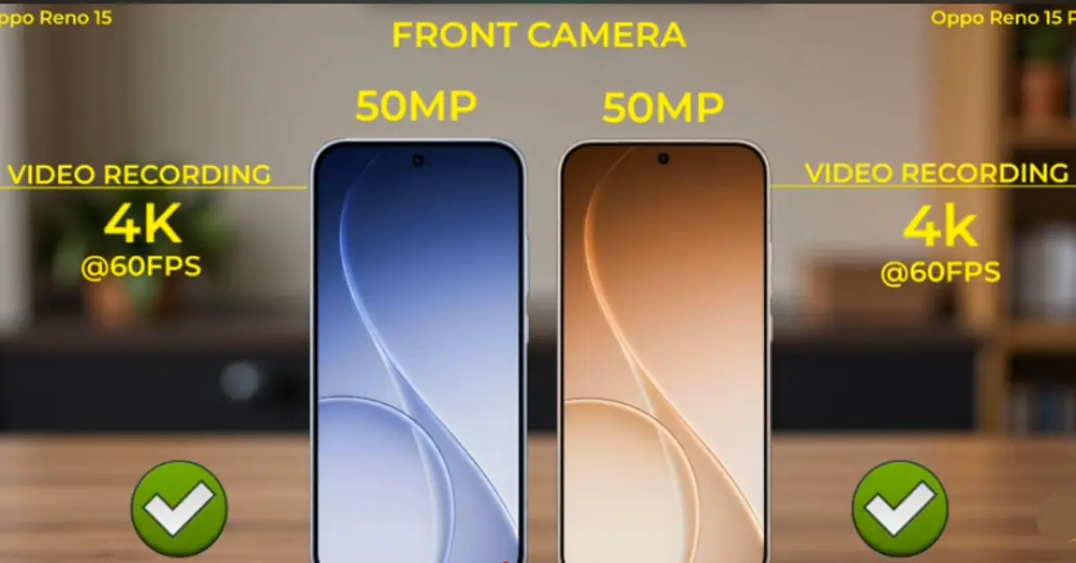 Oppo Reno 15 5G vs Oppo Reno 15 5G Pro Comparison